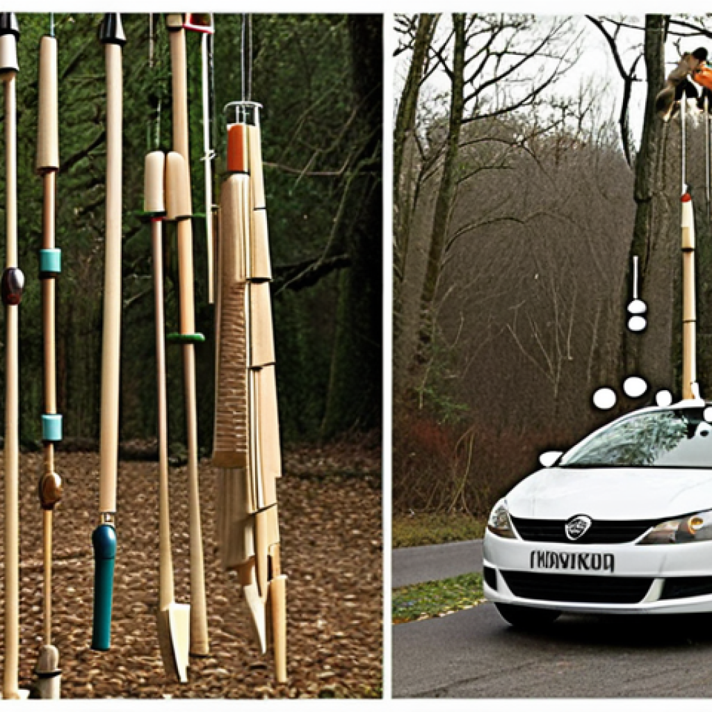**

"A sound collage: fragments of urban noise (car horns, snippets of children playing) and nature sounds (birdsong, wind chimes) are visually represented as overlapping, textured layers, creating an abstract soundscape composition."

**
